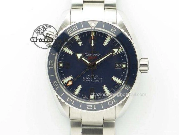 1223 Planet Ocean Master Chronometer Chrono SS OM 1:1 Best Edition Gray Dial On SS Bracelet A Reliable 8180